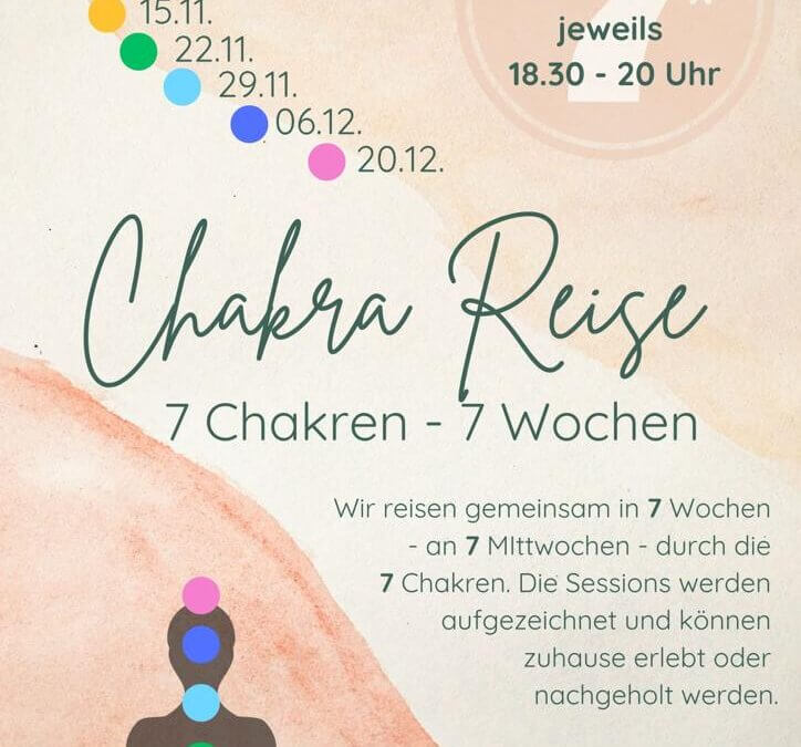 Yoga Chakra-Reise – 7 Chakren in 7 Wochen